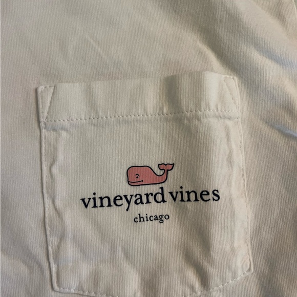 Vineyard Vines White Chicago Long Sleeve - Picture 3 of 4
